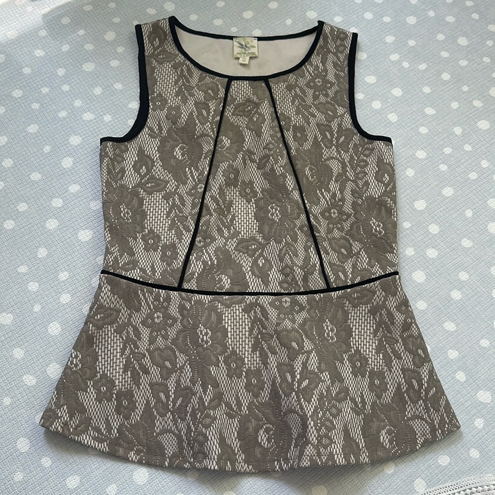 WESTON WEAR peplum tank top